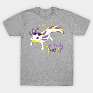 Nonbinary Pride Axolotl T-Shirt